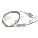 Cordon 2x0.75 l.2.00m transp.av.inter 240580