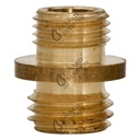 Raccord a portee dble male 10x1 laiton 305944