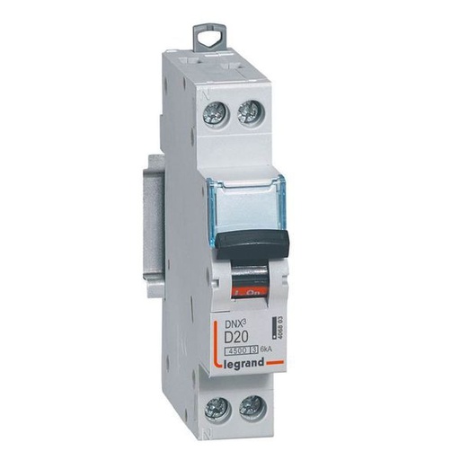 [LEG406803] Disjoncteurs Dnx³ 4500 - Vis/Visse - U+N 230V~ 20A - 4,5Ka - - Leg-406803