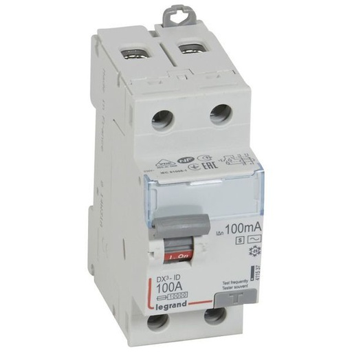 [LEG411537] Dx3 Inter Differentiel 2P 100A Ac-S 100M A legrand 411537