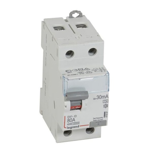 [LEG411557] Dx3 Inter Differentiel 2P 80A A 30Ma legrand 411557