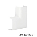 Angle plat pour moulure Ateha 12x30mm Blanc ATA123059016