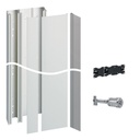 Pack GTL Gamma+ 13, 2 couvercles, 2x1,3m Blanc pur JK213D