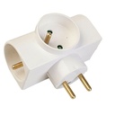 Triplite 3X16A Latérale Blanc