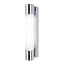 Applique Murale Salle de Bain Chrome + Polycarbonate Opal 1x2G11 18W