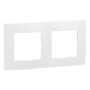 Plaque Niloé 2 Postes Pur legrand 665002