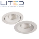 Downlight Orientable Cobi 90mm Blanc Ral9003 4000K 10W 36D