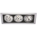 Cadran Orientable Gris 3X50W Ampoule Et Alimentation Inclu 230V - Xf003A-05