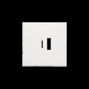 Niko - Set De Finition Double Chargeur Usb-A Et Usb-C Intelligent
