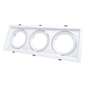 Corps Blanc Ajustable Rectangulaire 3*Anneaux 480*180*42Mm 5085