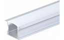 Profilé Aluminium Pour Ruban Led Corps Gris L=2M 17,2X14,3X12,6Mm 5108