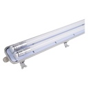Luminaire Avec Tube Led T8 2*60Cm 2*9W Ip65 6000K 6733