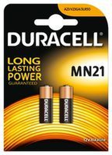 [PIL-23A-2D] Duracell MN21 - 23A Blister de 2 piles - 23A-2D
