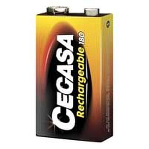 [PIL-AC-6F22] Accus rechargeables NiMH 100 mAh 9V 6F22  Blister de 1 pile - AC-6F22