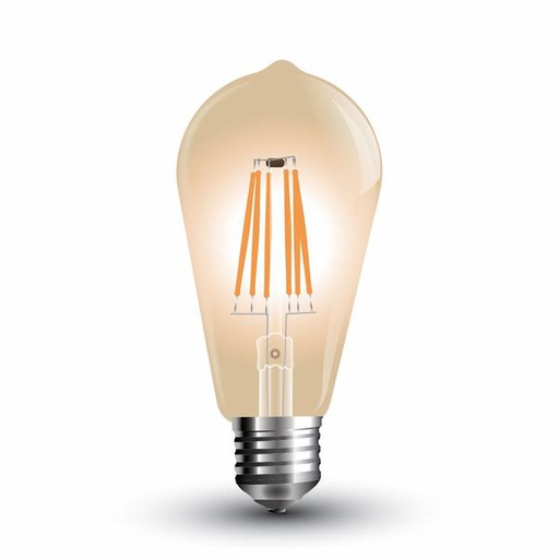[VT-4368] VT-4368 Ampoule ST64 Filament LED ambré 4w 2700k E27 Gradable