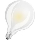 Ampoule Osram LED FIL GLOBE100 Dépolie 827 E27 11W 1521lm Verre ø95 - 590618