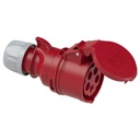 Prise mobile 32A femelle 3Ph+N+T 400V IP54 industriel P.C.Electric