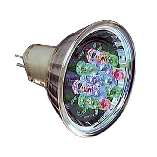 [L01213] MR16 LED Rouge 1.5W 12V GU5.3 - L01213