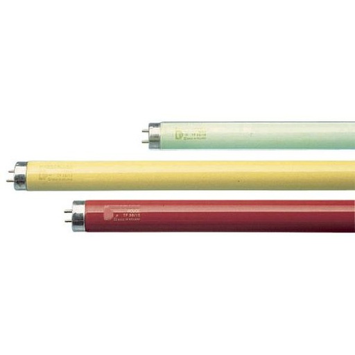 [L72201] Tube F18W T8 Rouge G13 590mm Tube fluorescent couleur - L72201