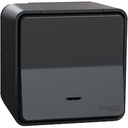 Mureva Styl - Bouton poussoir lumineux LED - saill MUR35028