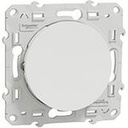 Odace, poussoir Blanc, 10 A, à vis S520206