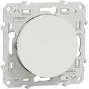 Odace, poussoir lumineux Blanc, 10 A, à vis, LED b S520276