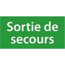 Etiquette Sortie De Secour