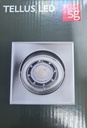 Spot Carré TELLUS Acier Brossé GU10 230V