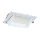 Encastré orientable rectangulaire LED blanc 20w 4500k