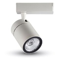 1256 Spot blanc rail 3 allumages LED 35w 3500lm 24d 4500k