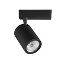 1286 Spot noir rail 3 allumages LED 35w 3500lm 24d 4500k