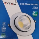 Encastré COB ZOOM FITTING 20W 4500K