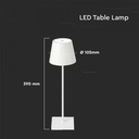 LAMPE DE TABLE BLANC LED 3W 4000K