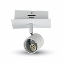 3617 Spot patère blanc GU10 230v