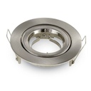 3646 Spot orientable rond 1/4 tour inox (sans douille)