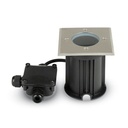 7516 Encastré de sol inox carré GU10 IP65 230v