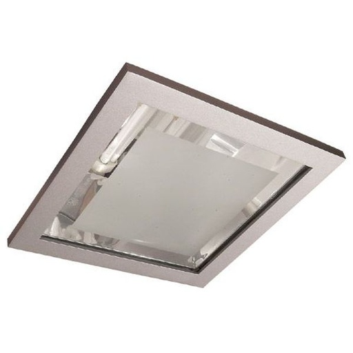 [BLK-242C] Encastré Fluocompacte carré 230V 2x42W blanc (ampoules non inclus)