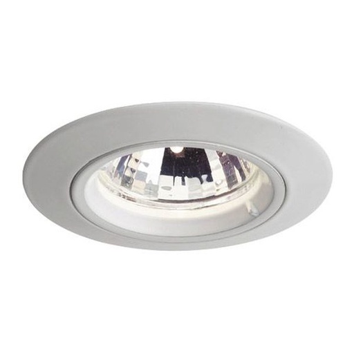 [HCF-01] MR16C Encastré fixe blanc,12V 50W (ampoule et alim non inclus) 