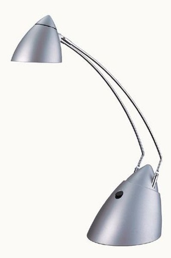 [LB-9010/28] Lampe de bureau argent articule G6,35 35W INTIMUS