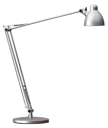 [LB-975] Lampe de bureau argent articule G6,35 50W INTIMUS