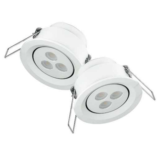 [OSR999320] Kit de 2 spots encastre OSRAM PUNCTO LED I Downlight 2x4.5W 3000K