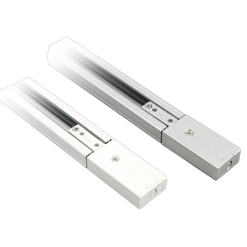 [RA210B-1] Rail 1M blanc 1 allumage sans alim et embout