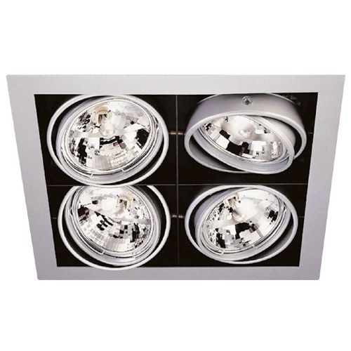 [XF004A-01] Cadran blanc 4x50W ampoule et alim inclu 230V
