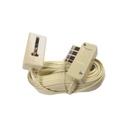 Câble prolongateur ptt 10m beige - eb36443 - elec