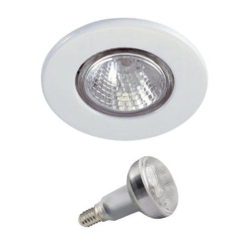 [XF50B1F] Encastré Fluocompacte fixe blanc E14 230V 11W