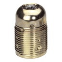 Douille e27 filtee acier laitonne avec 2 bagues - elec