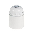Douille e27 bakelite lisse blanc - elec
