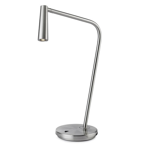 [LD1064208181] Lampe de table gamma 1 x LED 2 2 nickel satiné 10-6420-81-81