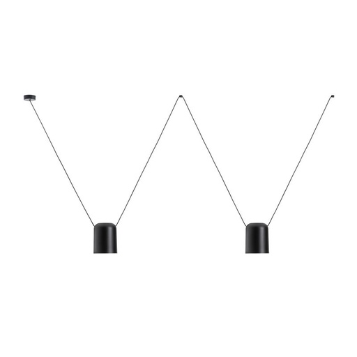 [LD0073960505] Suspension attic 2 x e27 23 noir mat 00-7396-05-05