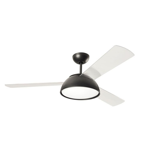 [LD30648960F9] Ventilateur gregal 195 x LED 25 8 noir mat 30-6489-60-F9